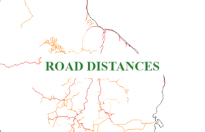 Gazetteer of Guyana Road Distances